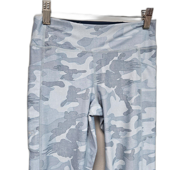 Pelagic Blue Camouflage UPF Leggings XS - Picture 3 of 8